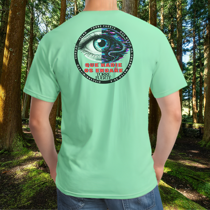 Diseño trasero de la camiseta